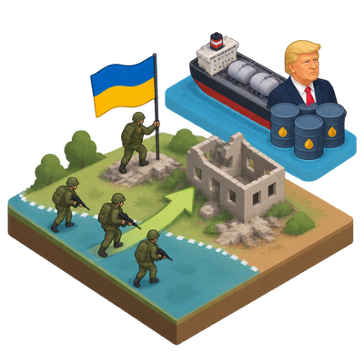 Ukraine reclaims Donetsk ground as Trump opens Russian diesel exports