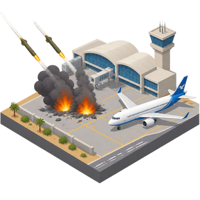 Missiles strike Aden airport as Yemen's war reignites