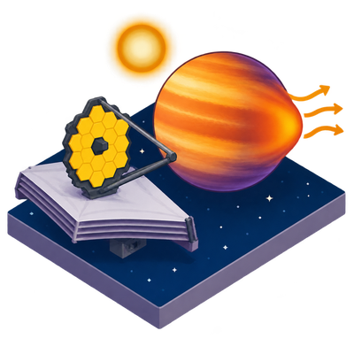 Astronomers map lopsided atmosphere on a distant hot Jupiter