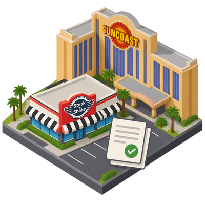 Steak N Shake files permits for Suncoast casino location in Las Vegas