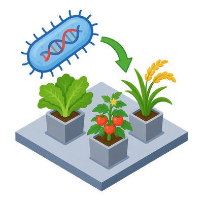 Engineered bacterium enables rapid gene testing across diverse crop species