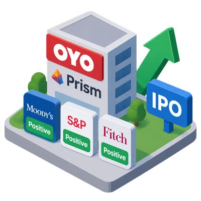 Moody's lifts OYO parent Prism's outlook to positive ahead of IPO