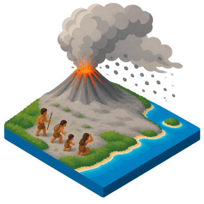 Study maps the uneven human toll of Japan's 7,300-year-old super-eruption