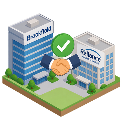 Brookfield's Reliance Worldwide takeover clears go-shop hurdle
