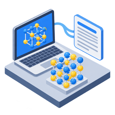 MIT model pairs 3D crystal structures with text to help AI identify materials