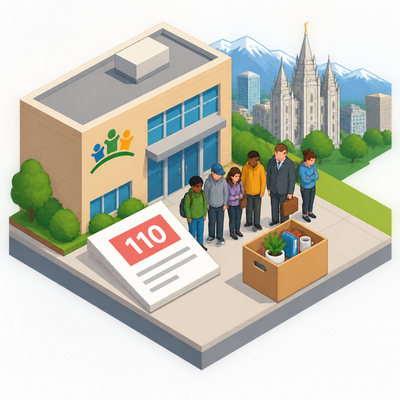 Salt Lake City nonprofit furloughs 110 employees after city halves its main contract