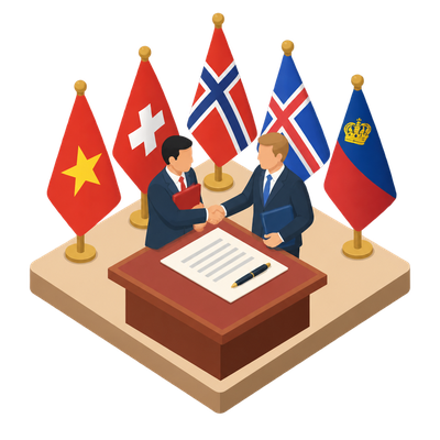 Vietnam signs free trade deal with Switzerland, Norway, Iceland, and Liechtenstein