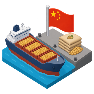 China state buyers book more US soybean cargoes toward trade target