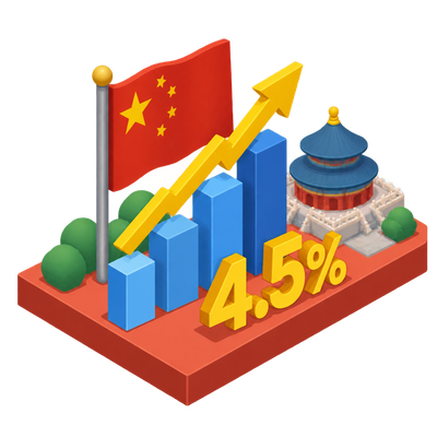 China's economy rebounds to 4.5% growth in third quarter
