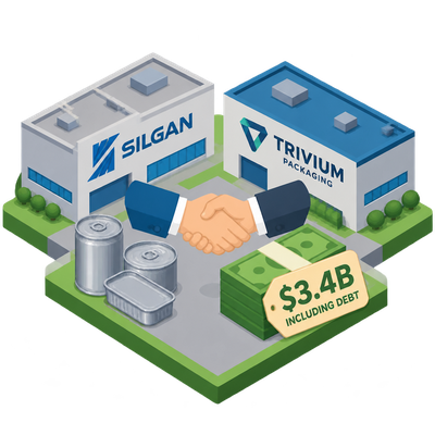 Silgan Holdings to acquire metal-packaging maker Trivium Packaging