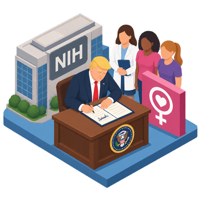 Trump signs order creating NIH women's health division