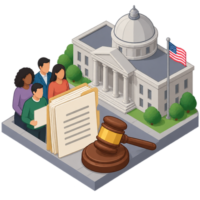 Civil rights groups sue to force release of records on mass immigration hearings