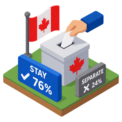 Alberta voters reject separation from Canada