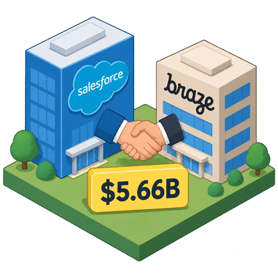 Salesforce agrees to acquire customer engagement platform Braze