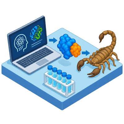 Claude designs protein binders against scorpion neurotoxins
