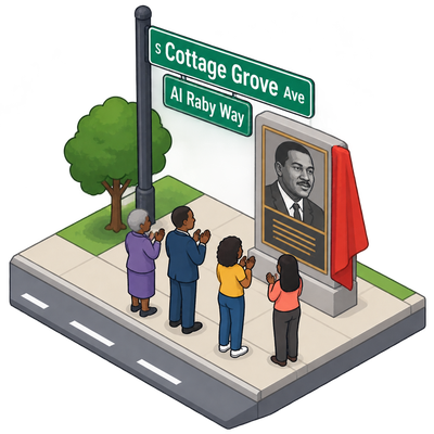 Chicago names Woodlawn street for civil rights leader Al Raby