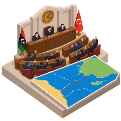 Eastern Libya parliament approves 2019 Turkey maritime deal, reversing 2020 rejection