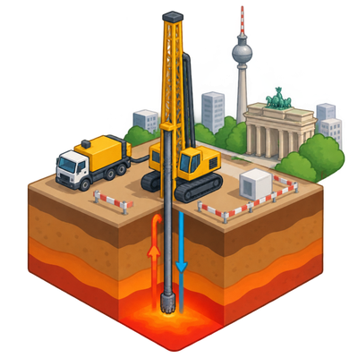 Berlin awards first deep geothermal exploration drilling contract