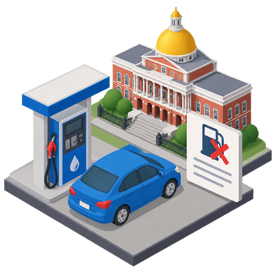 Massachusetts Legislature strips Healey's gas tax suspension from budget