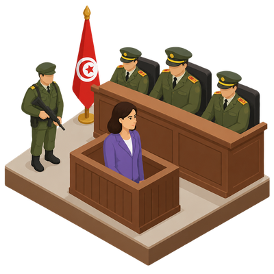 Tunisian military court sentences Olfa Hamdi to four years over social media posts