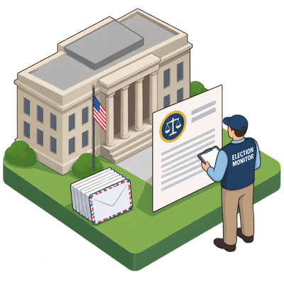 Justice Department begins notifying counties of election monitor plans
