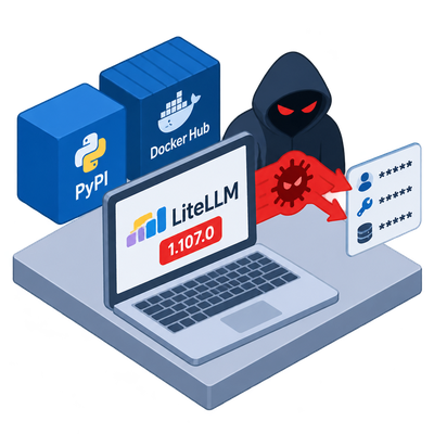 Compromised LiteLLM release on PyPI and Docker installs credential stealer and backdoor