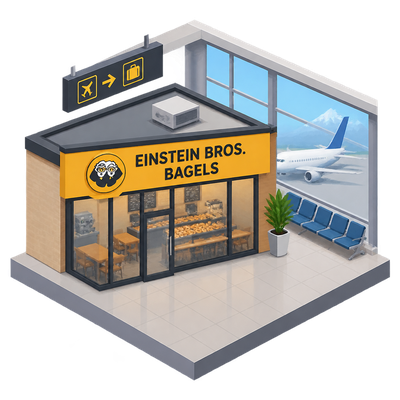 Einstein Bros. Bagels gets health license at Salt Lake City airport