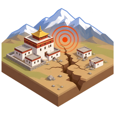 Magnitude 7.0 earthquake strikes Tibet near Nagqu