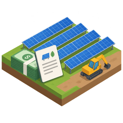 Deriva closes $540M financing for 350 MW Indiana solar project