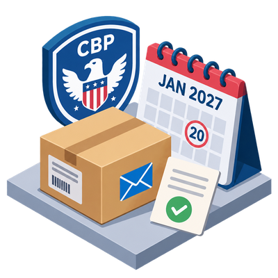 CBP extends postal formal entry deadline to January 2027