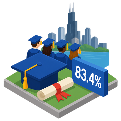 Chicago Public Schools graduation rate rises to 83.4% for class of 2026