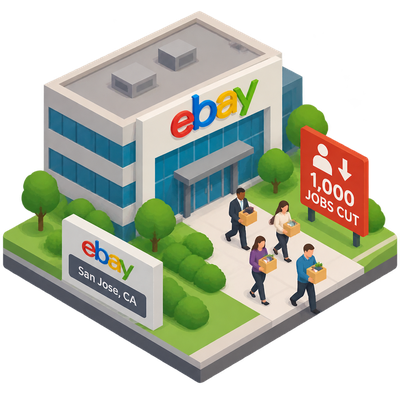 eBay cuts 1,000 jobs in second round of layoffs this year