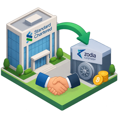 Standard Chartered signs definitive deal to acquire Zodia Custody
