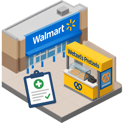 Wetzel's Pretzels appears on Las Vegas health district list for Tropical Parkway Walmart