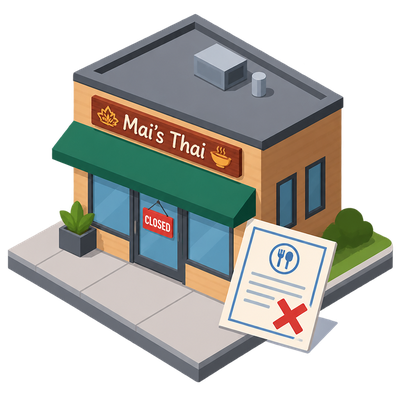 Mai's Thai drops off Grand Rapids licence list after closure announcement