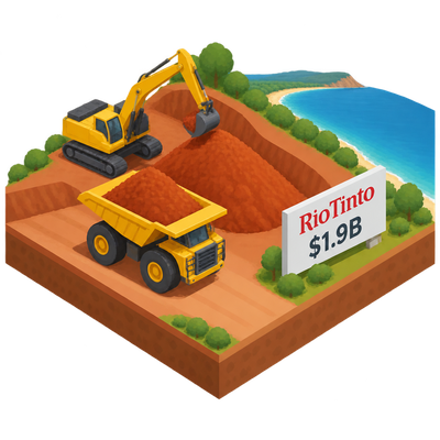 Rio Tinto commits $1.9 billion to Kangwinan bauxite project in Queensland