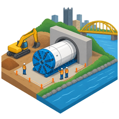ALCOSAN breaks ground on $1 billion Ohio River Tunnel