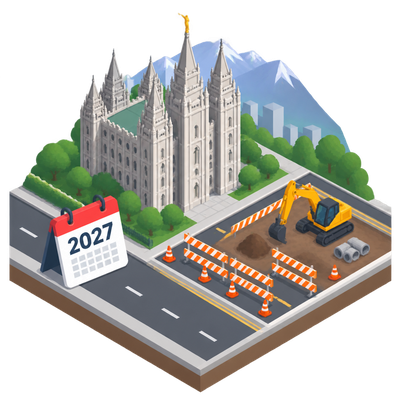 Downtown Salt Lake City faces months of street closures starting in 2027