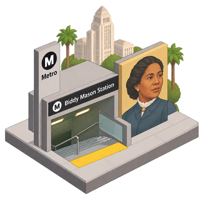 LA Metro renames Pershing Square station after Biddy Mason