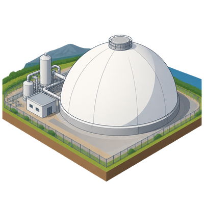 Italy stores grid power in giant CO2 dome batteries