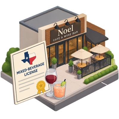 Texas issues mixed-beverage license to Noel Cafe & Wine Bar in Dallas