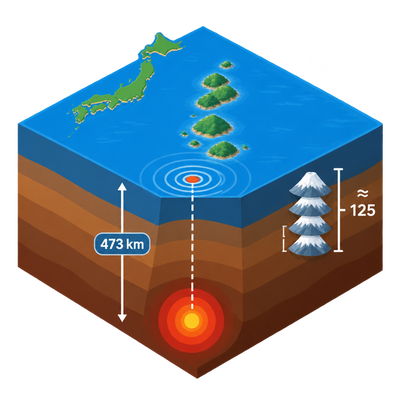 Deep 7.0 earthquake strikes Bonin Islands off Japan