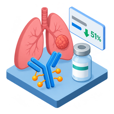 Antibody-drug conjugate combination outperforms chemo-immunotherapy in PD-L1-negative lung cancer