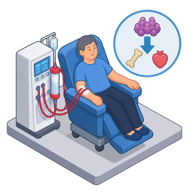 Upacicalcet meets primary endpoint in two Phase 3 trials for dialysis patients