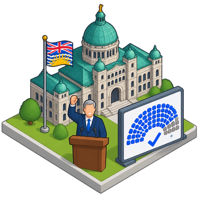 B.C. Conservatives win majority government for first time since 1928