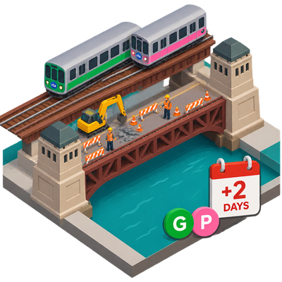 Lake Street bridge work delays CTA Green, Pink line return by 2 days
