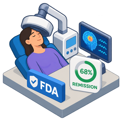 FDA clears personalized magnetic brain therapy for PTSD after trial reports high remission