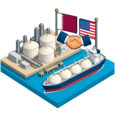 Qatar signs 28-year U.S. LNG deal after Iran cripples its exports