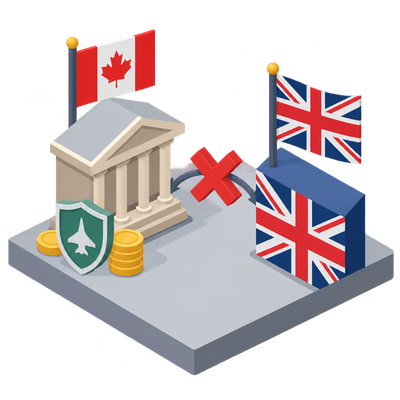 Britain declines to join Canada-led defence bank