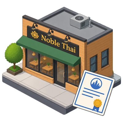 Noble Thai gets Chicago food service license on Clark Street